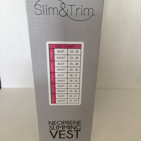 NEW Slim & Trim Neoprene Medium Slimming Vest - Picture 6 of 10
